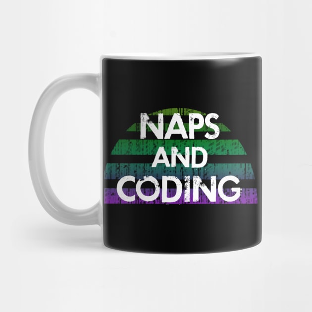 Naps lover. Napping and coding. Funny programming quote. Badass coder. Coolest best most awesome programmer ever. Gifts for coders, programmers, web developers. Coding humor by BlaiseDesign